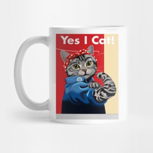 yes i cat Mug